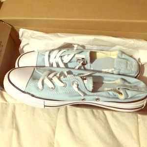 Converse slip on sneakers. Worn once